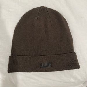 AllSaints Logo Beanie